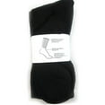 thumbnail image 5 of 3 Pairs Diabetic Crew Circulation Socks Black Non Binding Loose Fit Men 10-13, 5 of 7