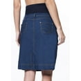 thumbnail image 2 of Maternity Pregnant Denim Skirt with Pregnancy Jersey Panel (XL), 2 of 2