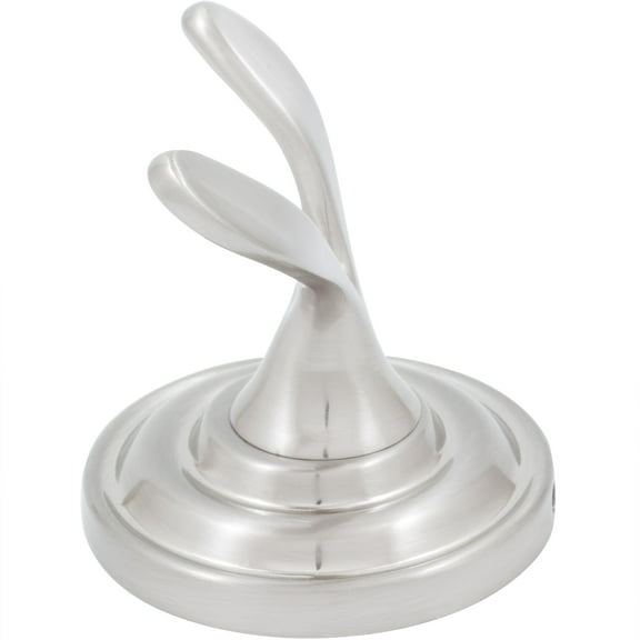 Charlotte Robe Hook, Satin Nickel by Stone Harbor Hardware