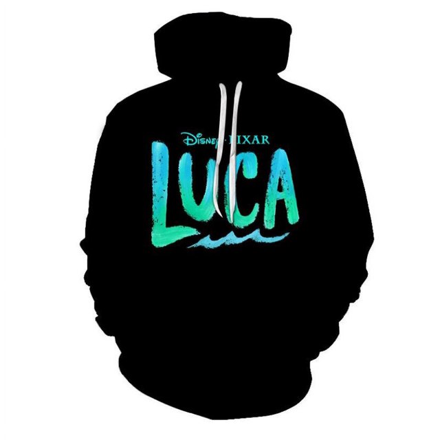 Chandails en Molleton à Capuche pour Hommes avec Impression Numérique, Adulte, Luca, Dessin Animé, Hip Hop, chandail-Over pour Femmes