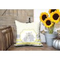 thumbnail image 2 of Queen's designer Elephant Pillowcase 18"X18" Chevron Grey White Yellow Pillow Covers Double Sided Print Cute Elephant Pillow Case Decorative Cushion Cover Kids Baby Cartoon Pillow Sham Home Decor, 2 of 4