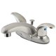 thumbnail image 1 of Kingston Brass Kb6628Ll - Grifo Central Para Baño (4 Pulgadas), Níquel Cepillado, 1 of 1
