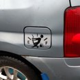 thumbnail image 6 of Deyuer Car Vehicle Truck Window Reflective Funny Gas Fuel Gage Empty Sticker Decal,White, 6 of 7
