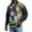Vert_10, variante sur Nokdvo Chandails en Molleton pour Hommes Mode Col à Revers Boutonné Color Block Chandails en Molleton Automne Hiver Décontracté Col à Revers Manches Longues Pulls Chemise, Café m