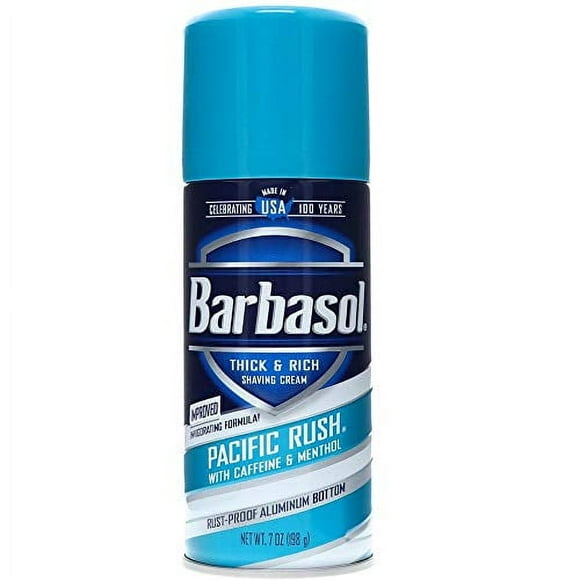 Barbasol Barbe Buster Épais et Riche Crème à Raser Rush Pacifique 7oz. (Pack de 12)