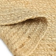 thumbnail image 4 of · REDEARTH · Oval Area Rug - 2'x3' Braided Natural Jute with Non-Skid Backing - Handwoven Boho Rug for Bedroom, Kitchen, Living Room - Farmhouse Aesthetic Home Decor - Durable Handmade Rug, 4 of 8
