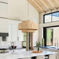 thumbnail image 3 of Modern Home geometric Pendant Light, 4-Light Industrial Minimalist Handwoven Boho Chandelier for Living Room Kitchen Bedroom Hallway, 3 of 7