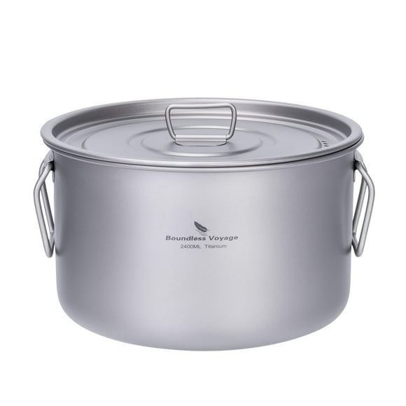 Set de utensilios de cocina Boundless Voyage Titanium Pote 2.4L