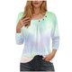 thumbnail image 1 of Blusas para las Mujeres Casual 3/4 Manga Impresa Camiseta Superior, Blusa Ligera para Diario, Fecha, Compras Y Primavera Otoño Desgaste, 1 of 8