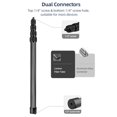 thumbnail image 5 of Handheld Microphone Boom Arm 5-Section Extendable Mic Arm Carbon Fiber Boom Pole for Microphones 1/4 Inch Screw & Thread with Foam Grip Twist Locks Max. Length 155cm/61in, 5 of 9