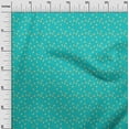thumbnail image 2 of oneOone Cotton Flex Turquoise Blue Fabric Anchor Hook & Lion Cartoon Sewing Material Print Fabric By The Yard 40 Inch Wide, 2 of 4