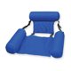 thumbnail image 1 of 1 pieza, cama flotante inflable con respaldo plegable azul, fila flotante, tumbona de juego de agua, sofá cama flotante inflable de agua ER, 1 of 4