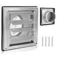 thumbnail image 1 of 304Stainless Steel Ventilation Grille With Mesh Backflow Baffle Rainproof Grille, 1 of 7