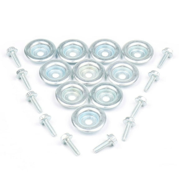 UTV Skid Plate Washer Bolt Kit Compatible for Polaris General Ranger RS1 RZR