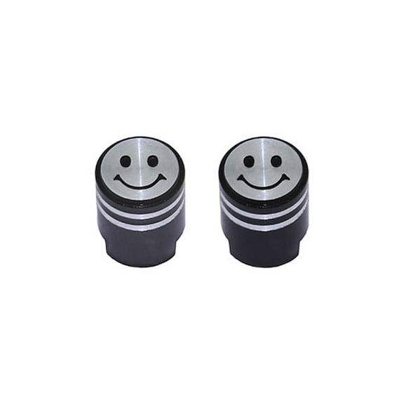 Lowrider Piston with Smile Bike Bicycle Valve Cap Black. Schrader/Valve. Bike Part, Bicycle Part, Bike Accessory, Bicycle Accessory