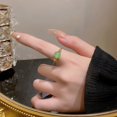 thumbnail image 3 of LYMAYTER Exquisite Ring Design Women's Ring - Irregular, Faux Chalcedony, Stainless, 3 of 6