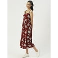 thumbnail image 5 of DressBerry Women’s Printed Viscose Rayon Dress Square Neck Sleeveless Calf Length Regular Wear Light Weighted Casual Summer Long Dress, 5 of 7