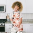 thumbnail image 4 of Halloween Cute Icons on Pink Pattern Kids Aprons for Girls and Boys,Adjustable Neck Strap Toddler Aprons for Kids Cooking Baking,23.6"x19", 4 of 7