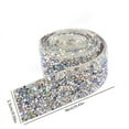 thumbnail image 3 of Sparkle avec Accessoires de Bijoux DIY : Style Colle Arrière Décolleté Direct Adhésif Résine Maille Perceuse Couleur Argent Blanc AB Pointe Bas Strass, 3 of 4
