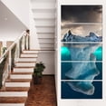 thumbnail image 2 of Designart 'Large Iceberg in Sea ' Seascape Photography Canvas Art Print, 2 of 5