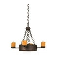 thumbnail image 2 of Meyda Tiffany 67972 24.5" W Kingston 4 Light Chandelier - Copper, 2 of 3