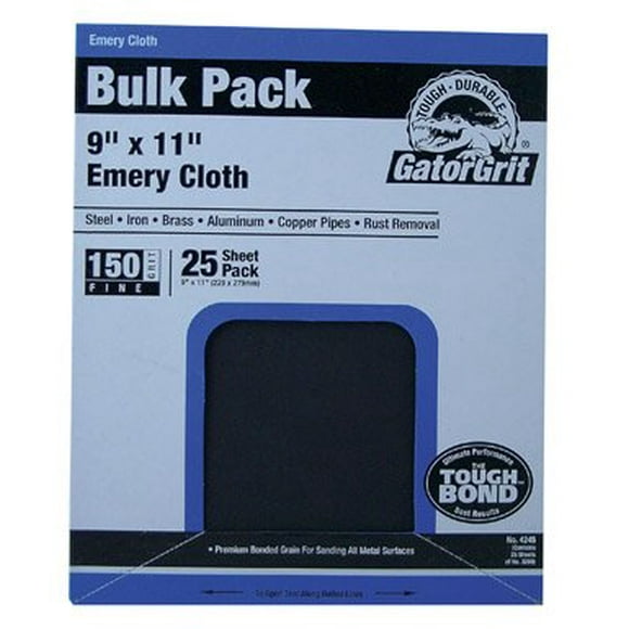 Papel de lija Gator Grit Ali Industries, grano 150, 23 x 28 cm