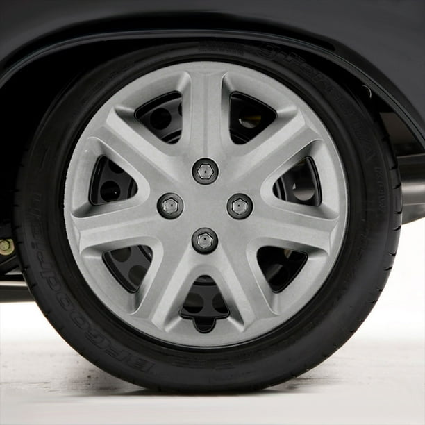 Set of Four 15" Silver Hubcap Wheel Covers for 20032005 Honda Civic