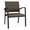 Adler-Castillo Brown, variant on Newport Reception Waiting 18.5" Steel Guest Chair / Black Steel / Blue