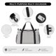 thumbnail image 4 of Fotbe Airplane Bolsa de Viaje con Estampado, Bolsa de Fin de Semana para Mujer con Compartimento para Zapatos, Bolsa de Gimnasio con Bolsillo Húmedo, 4 of 7