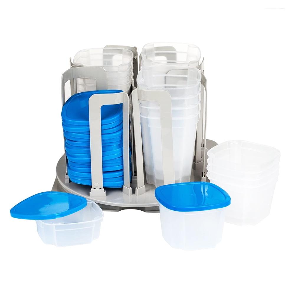 Swirl Around Smart Spin Storage Container Organizer System