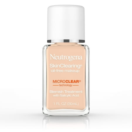 Neutrogena Skinclearing Makeup, 40 Nude, 1 Fl. (Best Makeup Foundation For Oily Skin 2019)