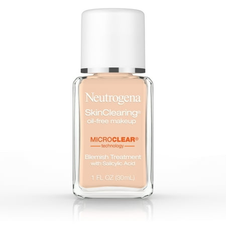 Neutrogena Skinclearing Makeup, 40 Nude, 1 Fl. (Best Mac Makeup Products For Oily Skin)