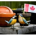 thumbnail image 4 of Ensemble de 2 Sculptures d'Oiseaux de Style Folklorique, 4 of 4