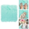 thumbnail image 4 of Scheam 2 Pcs Mini Plush Locker Rugs 12×12 Blue Area Rug Square Fluffy Non Skid Cushion Gift for Desktop Small Product Photography Accessories, 4 of 8