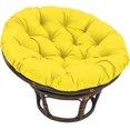 thumbnail image 3 of Outdoor Seat Cushion, Round Rattan Cushion, Hanging Basket Chair Cushion for Swing Chair Hammock Wicker Chair Rocking Chair, Yellow, 3 of 7
