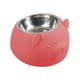 thumbnail image 3 of Comedero para perros inclinado a 15 degree, de acero inoxidable, para gatos y cachorros de interior. Rosa, 3 of 9