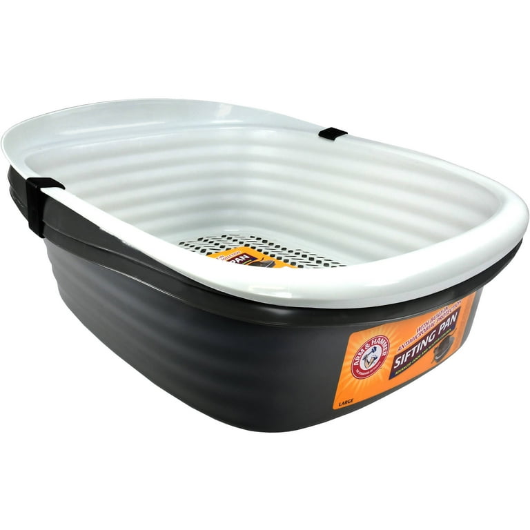 Arm and hammer large sifting litter pan best sale