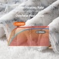 thumbnail image 5 of Lumiparty Heated Electric Throw Blanket 50" x 60", Fast Heating Electric Blankets with 5 Heating Levels & 4 Hours Auto Off, Soft Thicken PV Plush Heat Throws for Couch, White, 5 of 7