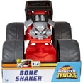 thumbnail image 7 of Hot Wheels Ginormous Monster Truck Bone Shaker Vehicle 1:10 Scale with Lights & Sounds, 7 of 7