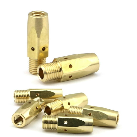 WeldingCity 5-pk MIG Welding Gun Contact Tip Adapter Gas Diffuser 169728 for Miller MIGmatic M-25 M-40 Hobart H-series MIG Guns