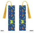 thumbnail image 2 of Kdxio Dinosaur In Space Print Metal Tassel Bookmarks,Perfect Gift for Art Lovers and Bookworms Metal Bookmarks for Women, 2 of 8