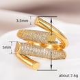 thumbnail image 4 of PULABO Modern Promise Ring Bridal For Her Gift for Wife High Quality Comfortable Fit Cubic Zirconia CZ Ring Perfect Present Comes in Elegant Box, 4 of 7