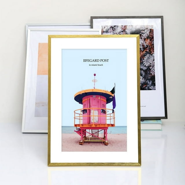 Simple Thin Edge Aluminum Alloy Photo Frame Narrow Edge Picture Frame Outer Frame Mounted Creative Wall Hanging Metal Postern Frame Advertising Photo