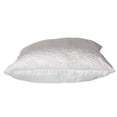 thumbnail image 2 of Quilted Velvet White Square Throw Pillow, 2 of 4