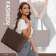 thumbnail image 2 of Bolso De Moda Cuero Pu Cercanías Alta Capacidad Para Mujer Xtellar cafe, 2 of 3