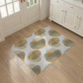 thumbnail image 3 of ODIKA Neutral Para Blended Overlapping Shapes Dining Under Table Tapetes Non-Slip Chair-Friendly for Home Office, Hallway, Laundry Room, 3 of 7