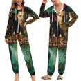 thumbnail image 6 of Pirates of The Caribbean Women Men Pajamas Zipper Onesie Jumpsuit Hooded One Piece Sleepwear, 6 of 8