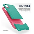 thumbnail image 3 of iPhone XS Max Protective Case, Military Grade Rugged Protection (Rebel) Teal, 3 of 6