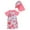 Pink, variant on Toddler Boy 4th of July Swimsuit Rash Guard Swimwear One Piece Long Sleeve Zipper Jumpsuit Beach Bathing Suit Hat Boys Bathing Suit Rash Guard