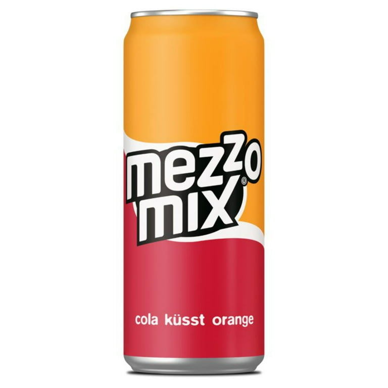 Mezzo Mix Soda Cola Kissed Orange 0.33cl - Walmart.com